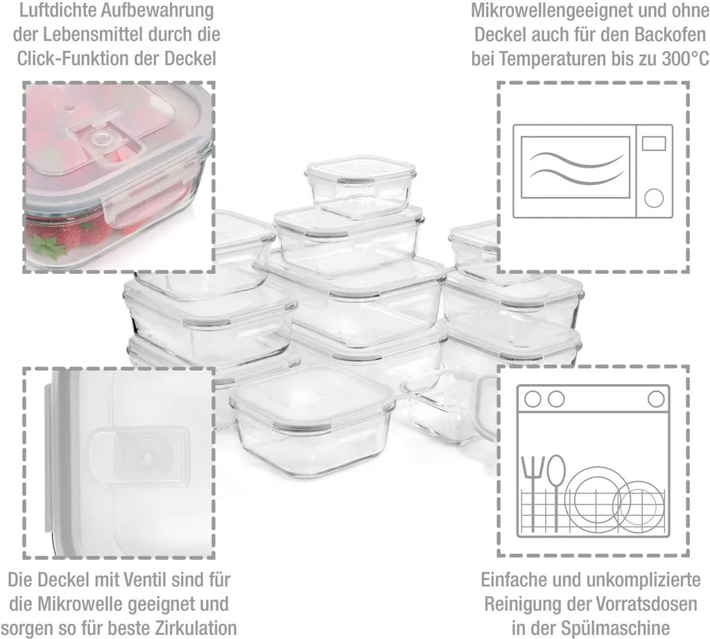  Sänger Frischhaltedosen Set Aus Glas 12er Set