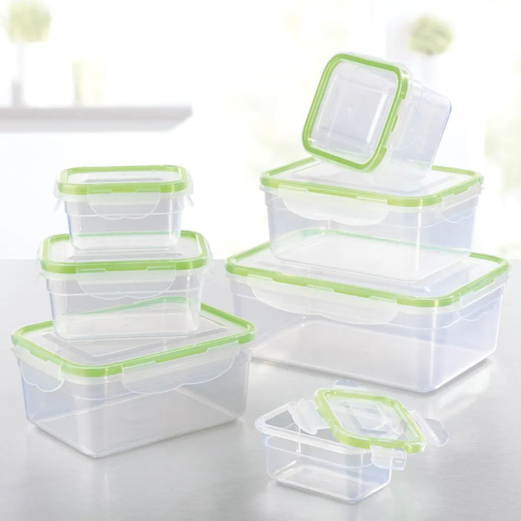  Frischhaltedosen Set Klick-It Gefrierdosen Lunchbox Brotdose Dose 14 Tlg. Klar