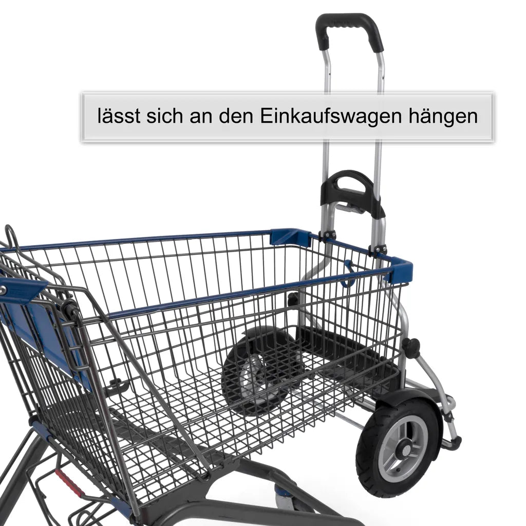  Andersen Shopper Royal Plus Alu Klappbar Mit Luftreifen Ø 25 Cm Und 74 Liter Tasche Fado 2.0 Blau Mit Kühlfach