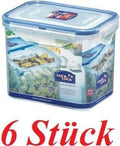  Lock & Lock Frischhaltedosen Set 6-teilig HPL812 Je 1,0 Liter