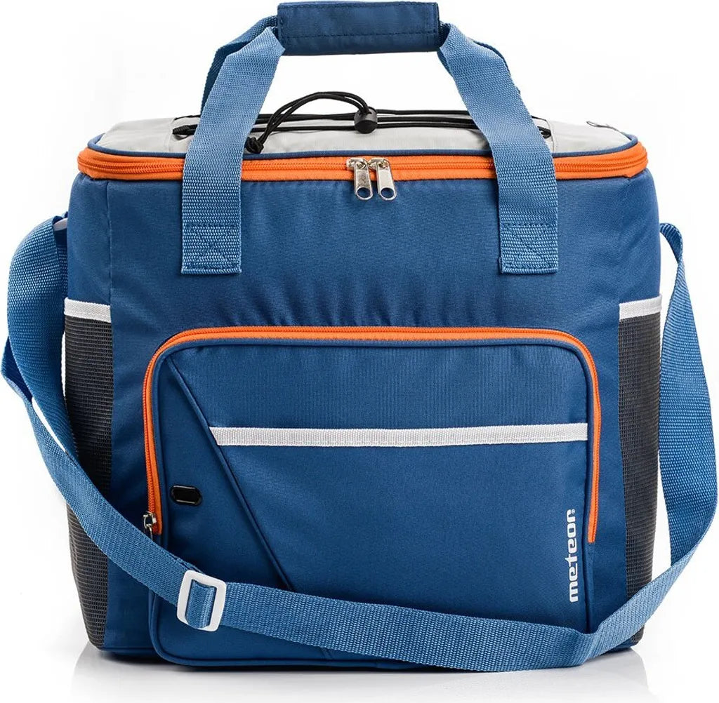  METEOR Kühltasche Frosty Picknicktasche Thermotasche Isoliertasche 30L Blue/grey