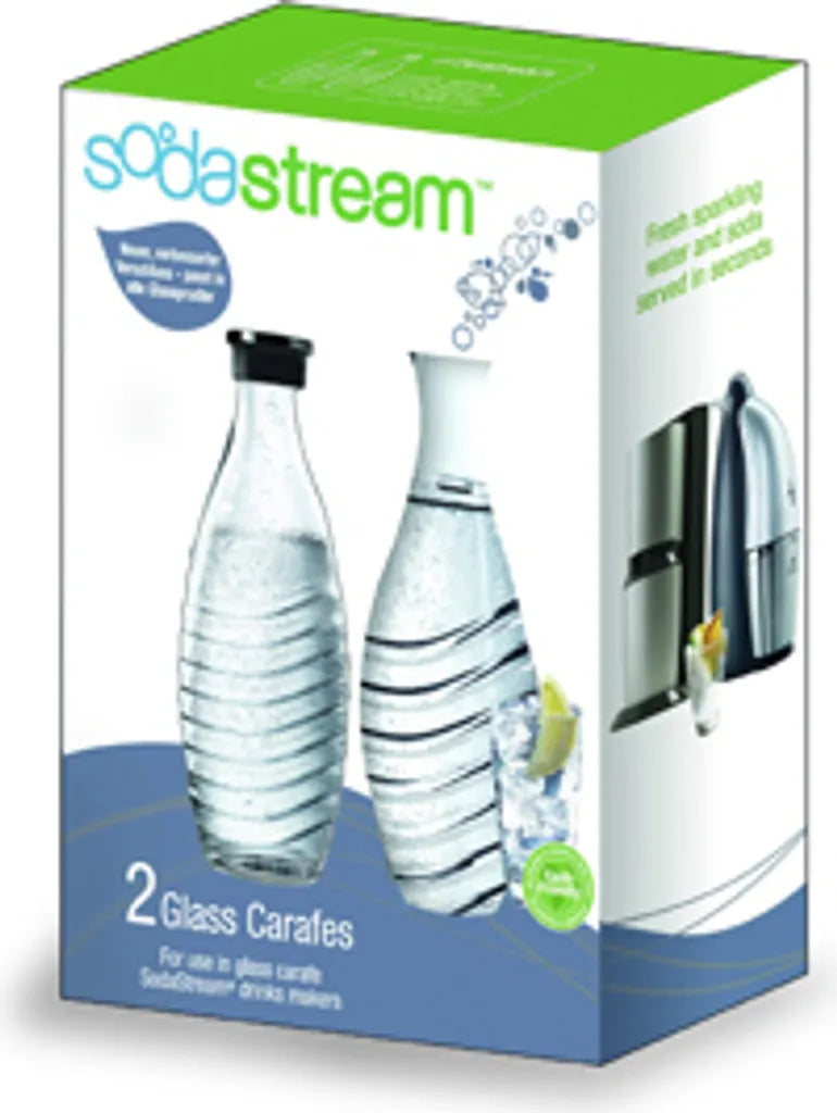  SodaStream Glaskaraffen 0,6 Liter Im 2er-Pack, 764997