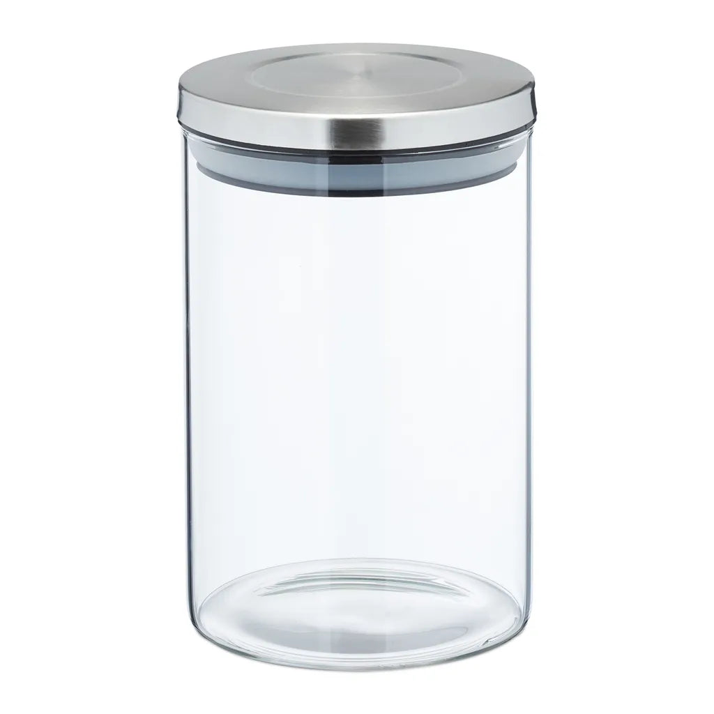  Relaxdays 3er Set Vorratsgläser 800 Ml