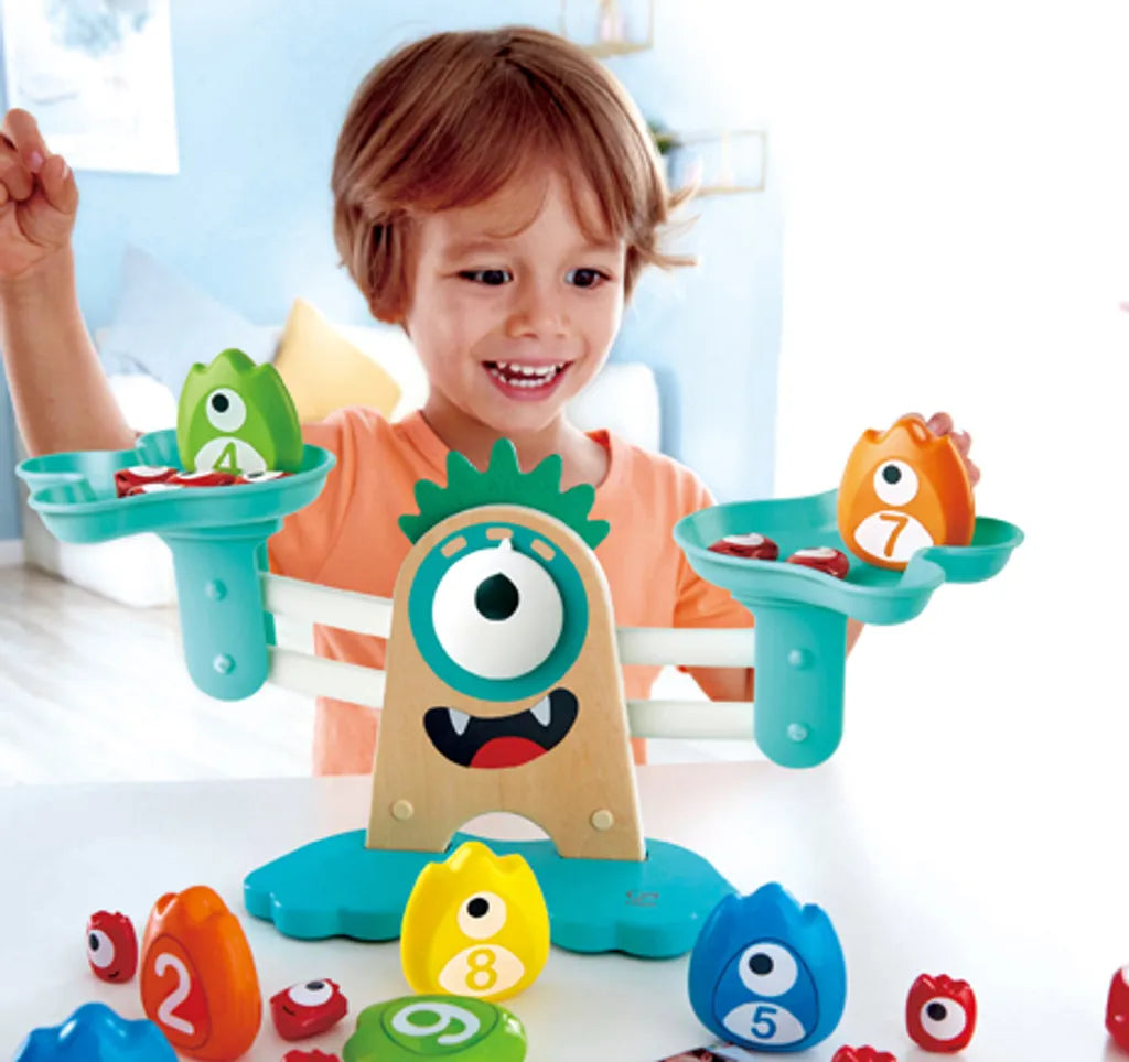  HAPE Baby Monster-Waage Aufbewahrungsdosen Geschirr Plahap1222