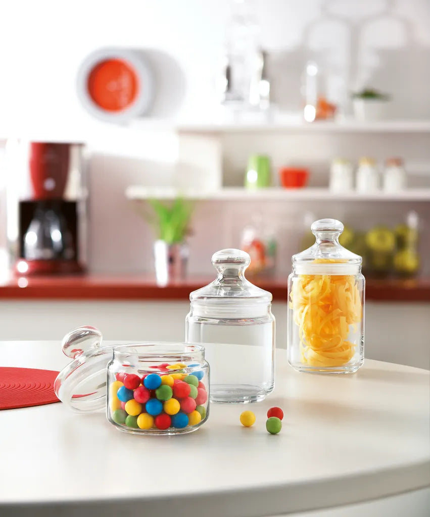  Luminarc ARC 12252 Pot Club Dose Mit Deckel, Vorratsglas, Bonbondose, 1.5 Liter, Glas, Transparent, 1 Stück