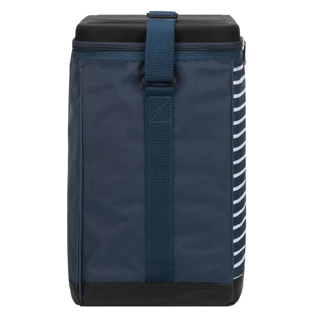  Anndora Kühltasche 32 Liter Navy Blau Weiß - Kühleinsatz -reisenthel Carrycruiser Kompatibel - Blau-weiss Gestreift