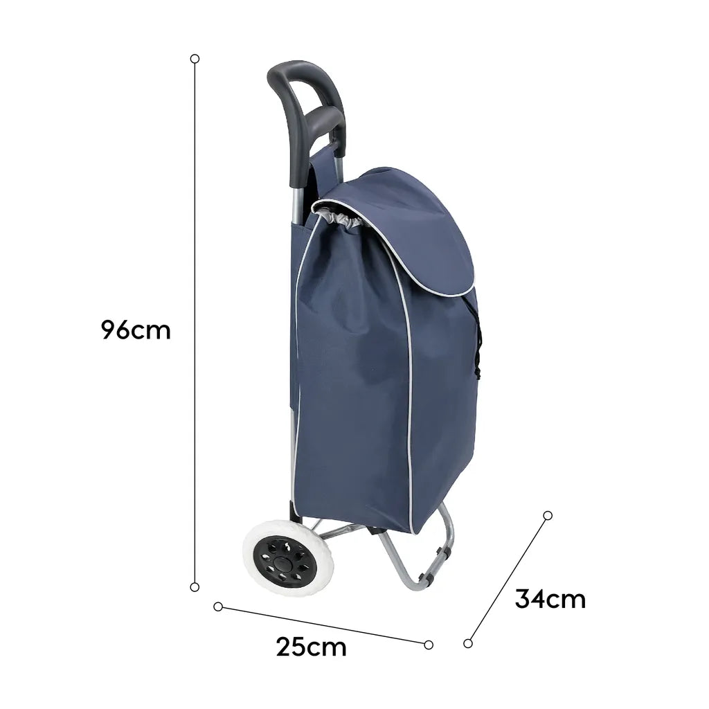  Wuuhoo I Einkaufstrolley Shoppy Mit Rollen 34 L I Einkaufswagen Faltbar, Abwaschbar I Verstärktes Material