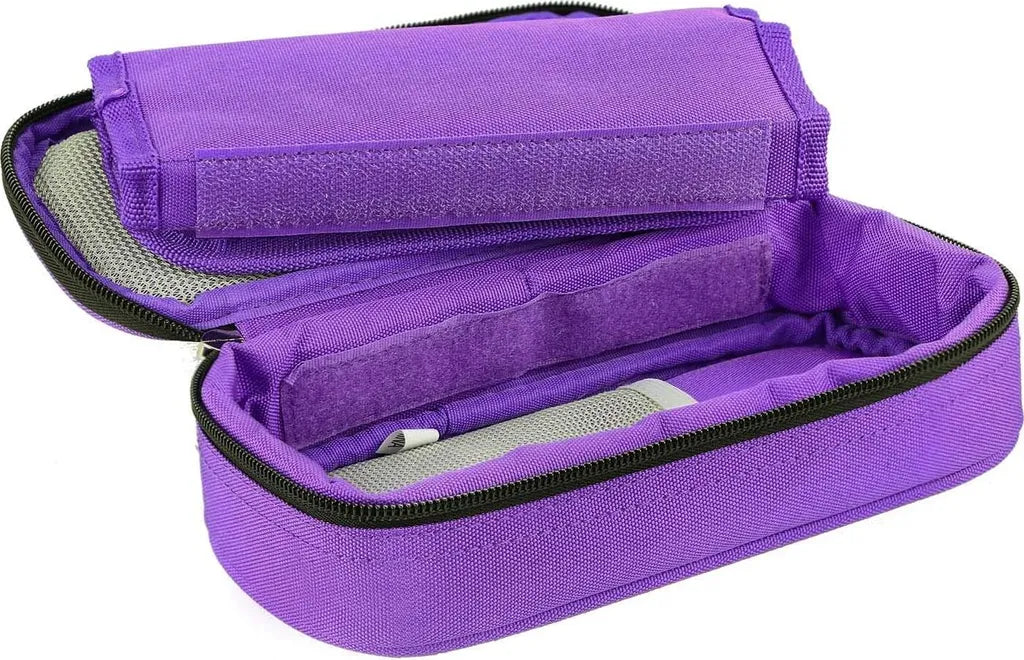  Insulin Kühltasche Reise Tasche - Medikamente Diabetiker Isoliert Tragbaren Kühler Tasche Für Insulin Pen Und Diabetes Kühltasche (Lila)