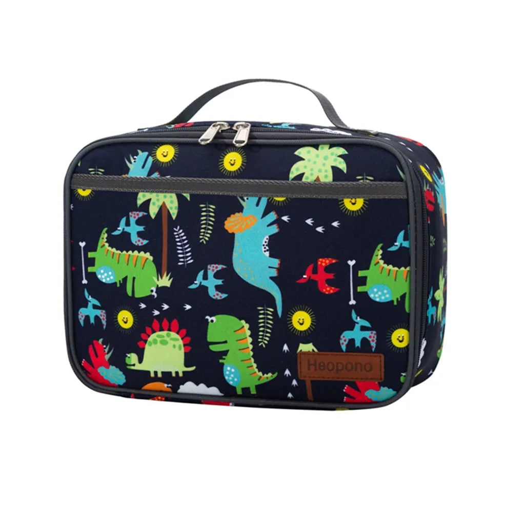  Kinder Lunchbag Picknicktasche Lunchpaket Kühltasche Mini-Isoliertasche Für Damen Herren, Studenten Dinosaurier
