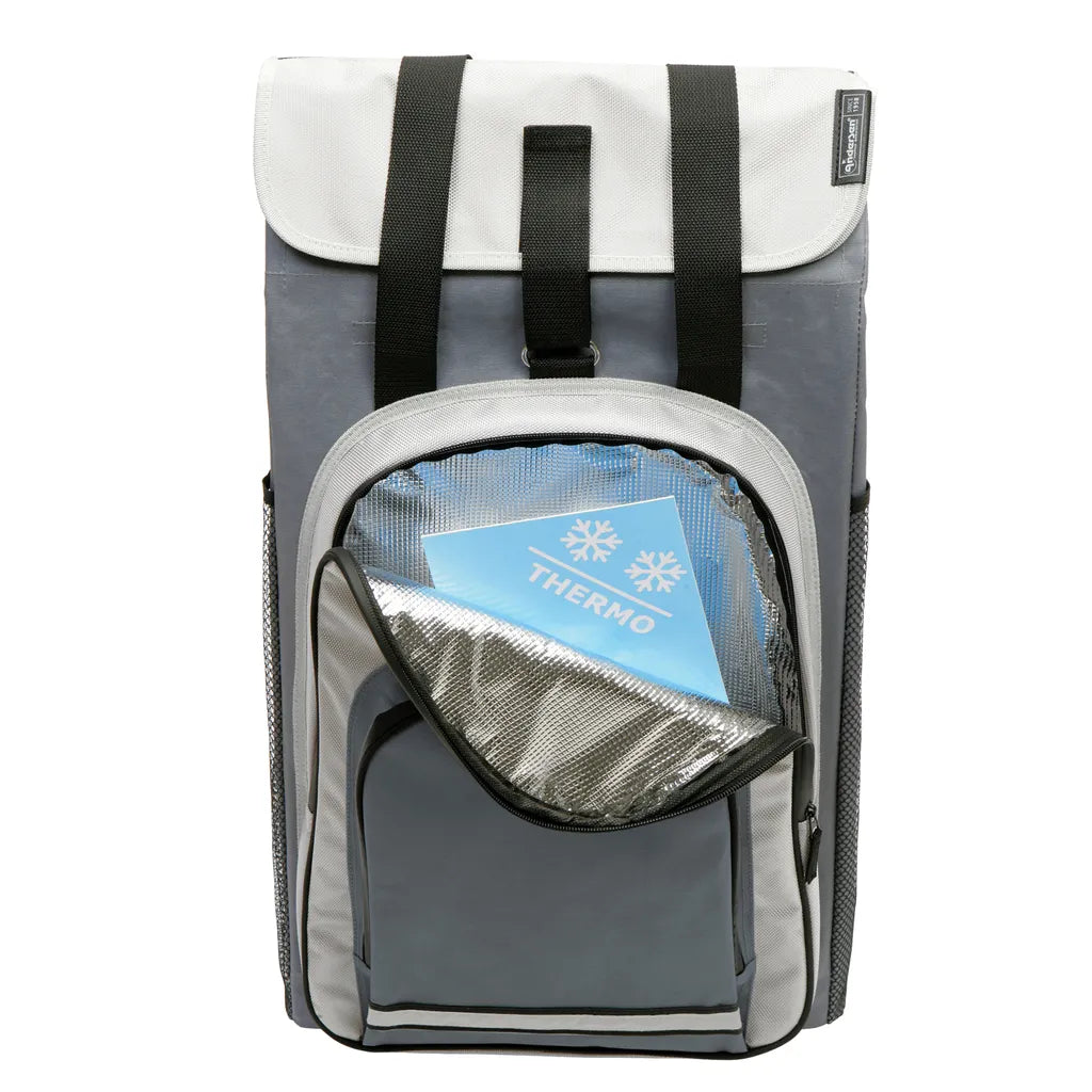  Andersen Royal Shopper Alu Klappbar Mit Kugellagerrad Ø 25 Cm Und 62 Liter Tasche Hydro 2.0 Grau Mit Kühlfach