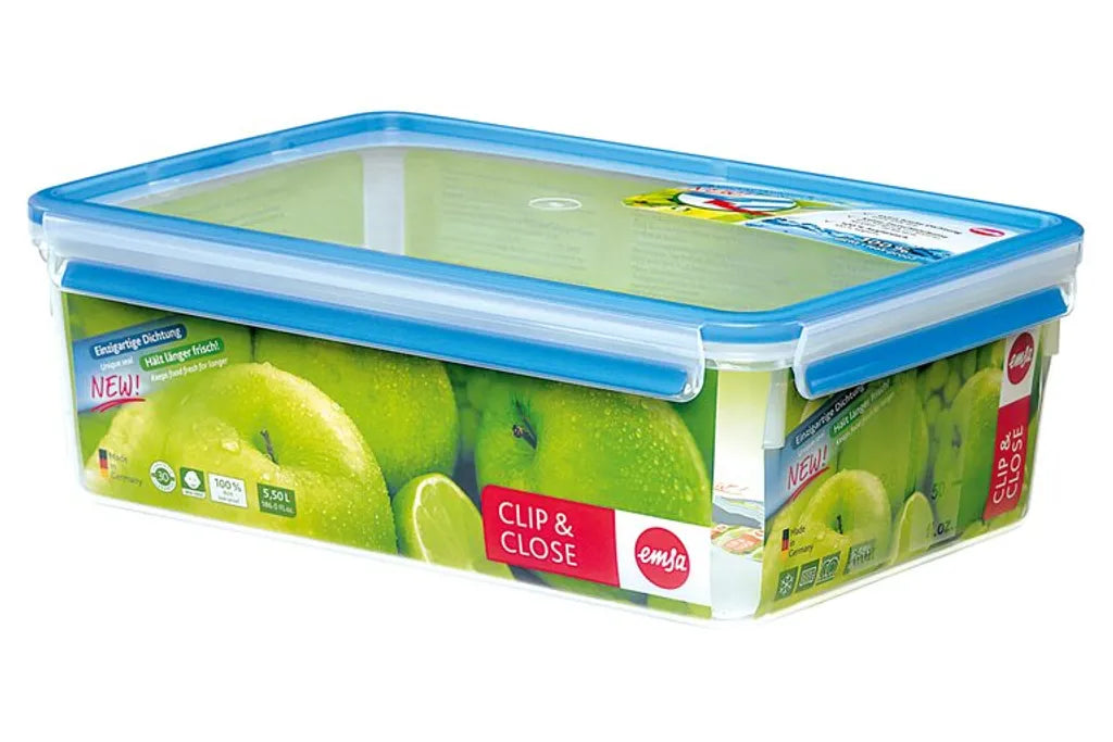  Emsa Frischhaltedose CLIP & CLOSE 5,50 Liter Transparent