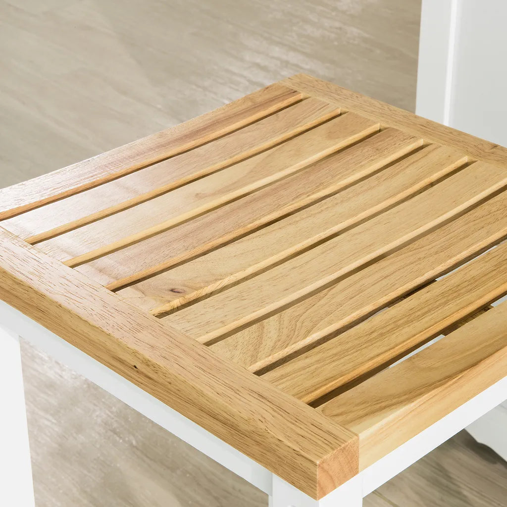  SoBuy 2er Set Stuhl Holzstuhl Essstuhl Küchenstuhl Hocker Zum Küchenwagen 2xFST29-WN