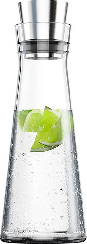  Emsa Kühlkaraffe FLOW Slim 1,0 Liter Glas / Edelstahl