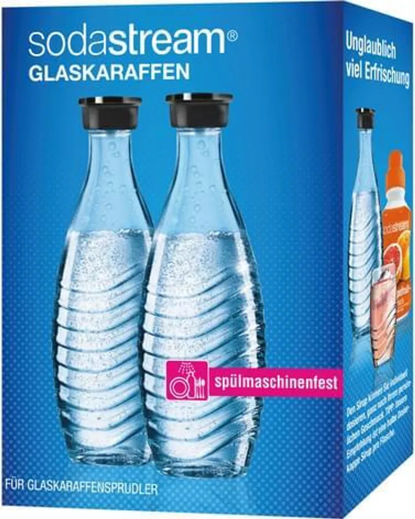  SodaStream Glaskaraffen 0,6 Liter Im 2er-Pack, 764997