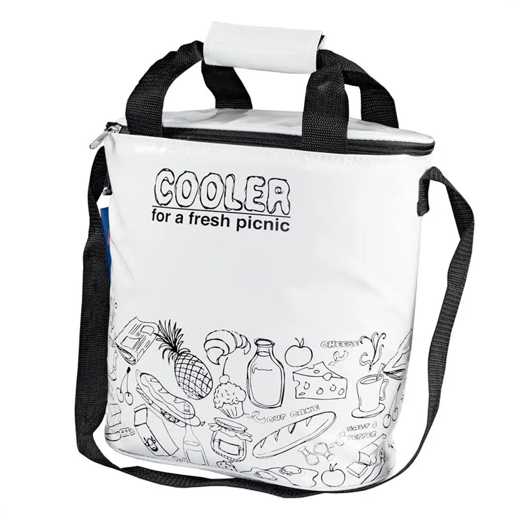  Kühltasche Weiß Tasche Kühlbox Thermo Picknicktasche Cooler Campingtasche