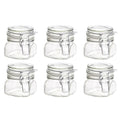  Mäser 931161 Gothika Einmachglas Mit Deckel, 300 Ml, Vorratsgläser Mit Bügelverschluss, Klar (6er Pack)
