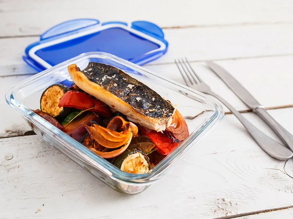  Pyrex Cook & Go Glas Square Teller Mit Deckel 0.9l