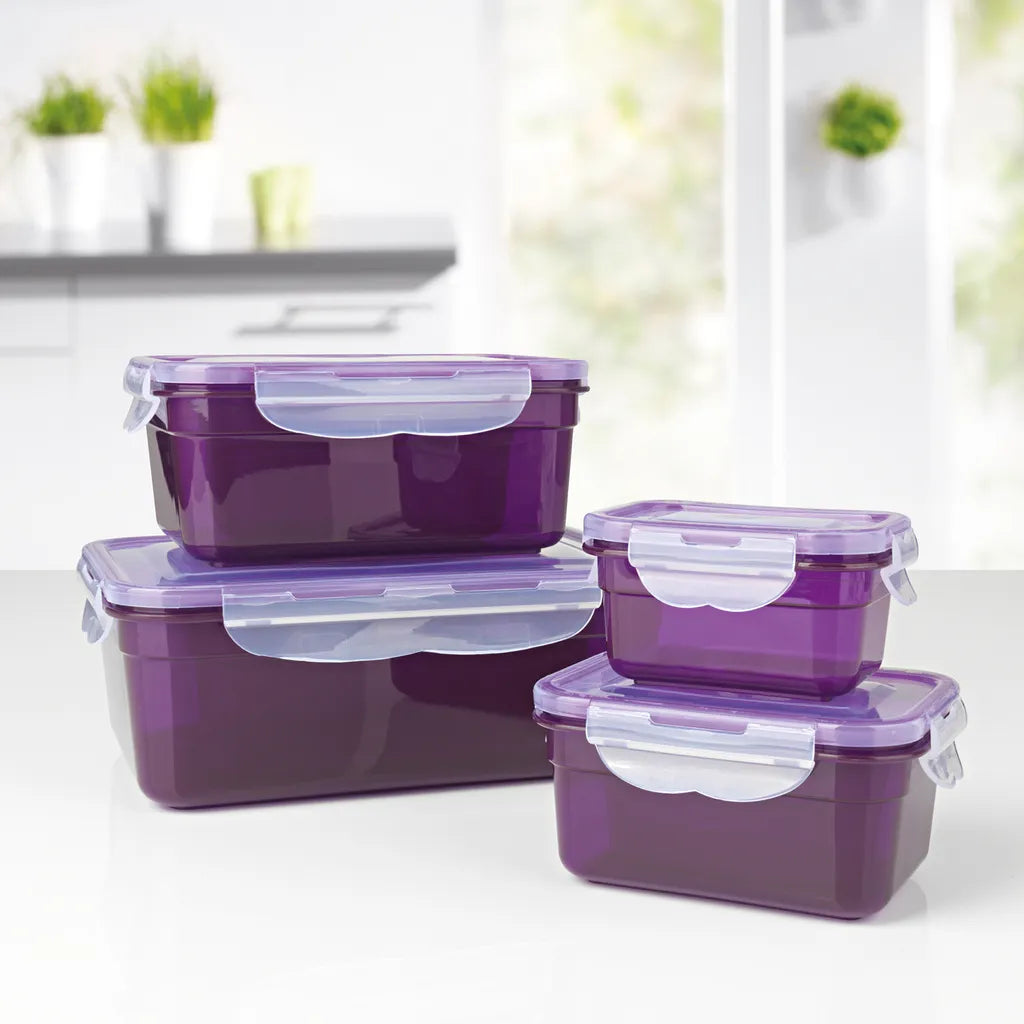 Maxxworld Frischhaltedosen Klick-it 14tl Plastik Brotdose Lunchbox Aufbewahrung Mikrowelle