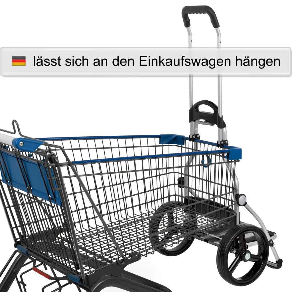  Andersen Shopper Royal Alu Klappbar Mit 3-Speichenrad Ø 25 Cm Und 49 Liter Tasche Senta Grau