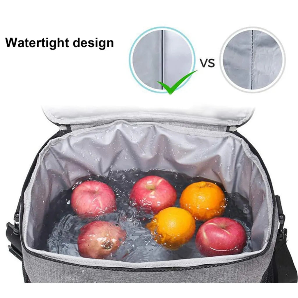  15L Kühltasche Faltbar,Picknicktasche Kühltasche,Rot, Lunch Tasche,Kühltasche Eistasche,Mini Faltbar,Minikühltaschen,Thermotasche Faltbar Klein,Isoliertasche Lunch,Kühlbox Für Picknick