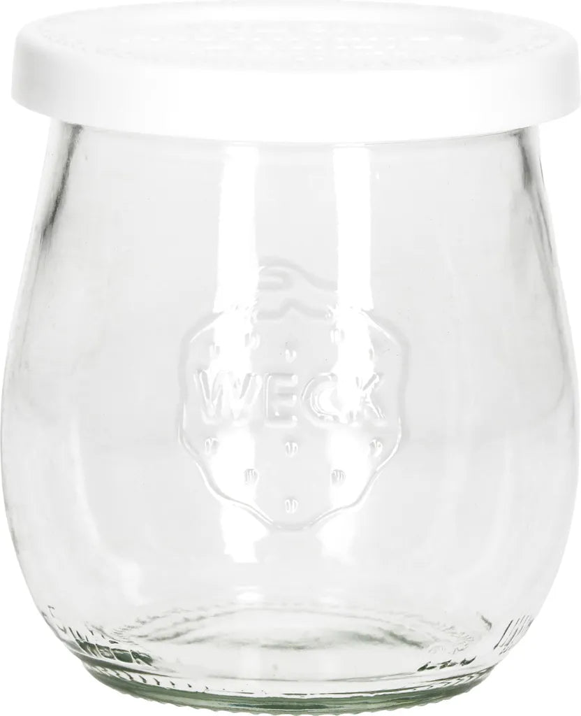  MamboCat 12er Set Weckgläser Tulpenglas Mit Frischhalte-Deckel 220ml + Rezeptheft