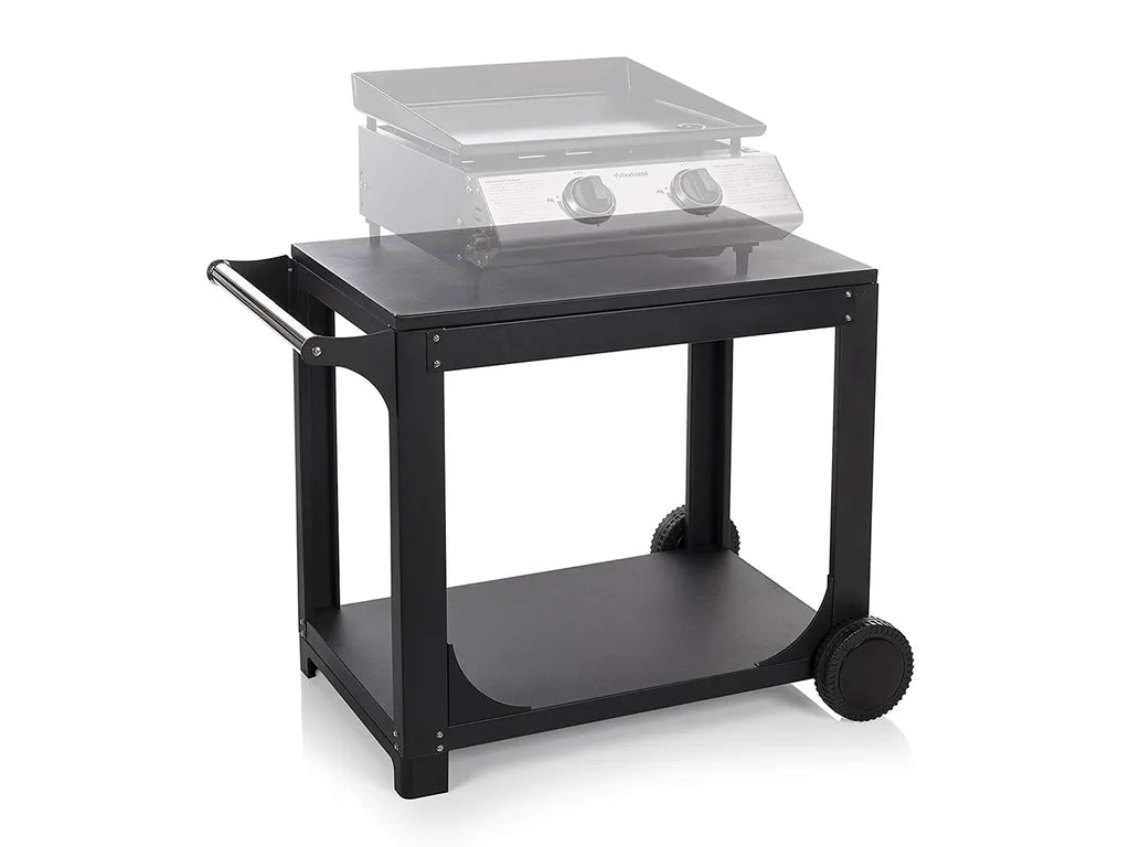  ROLLWAGEN Mit Praktischer Arbeitshöhe Für Outdoor Gasgrill Camping Servierwagen