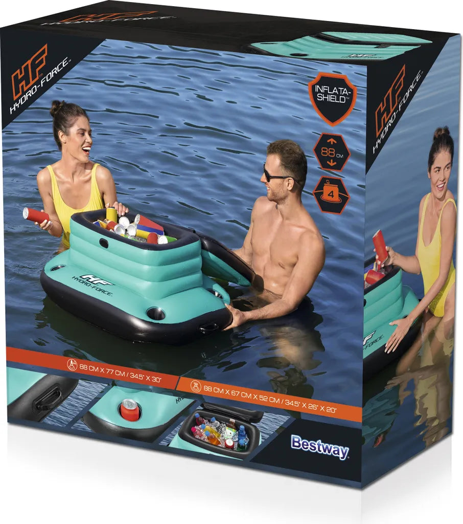  Bestway® Hydro-Force™ Aufblasbare Kühlbox Gletscher 88 X 77 Cm
