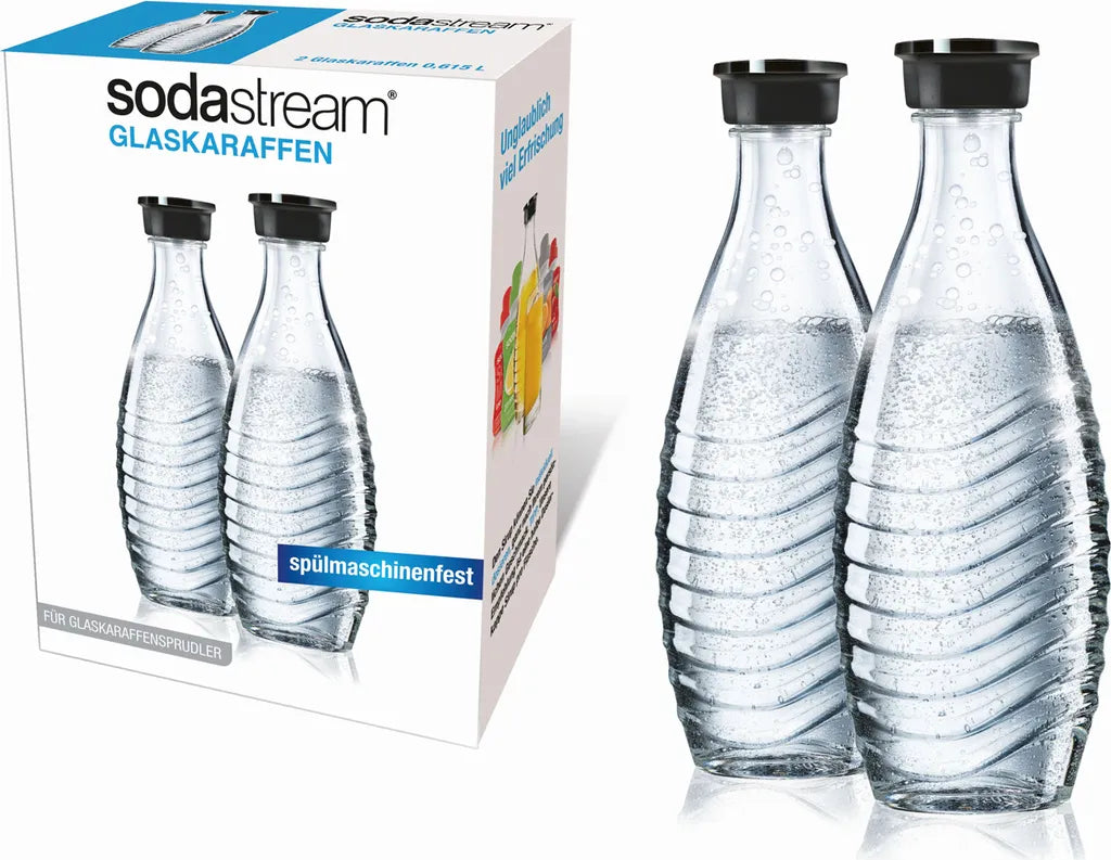  SodaStream Glaskaraffen 0,6 Liter Im 2er-Pack, 764997