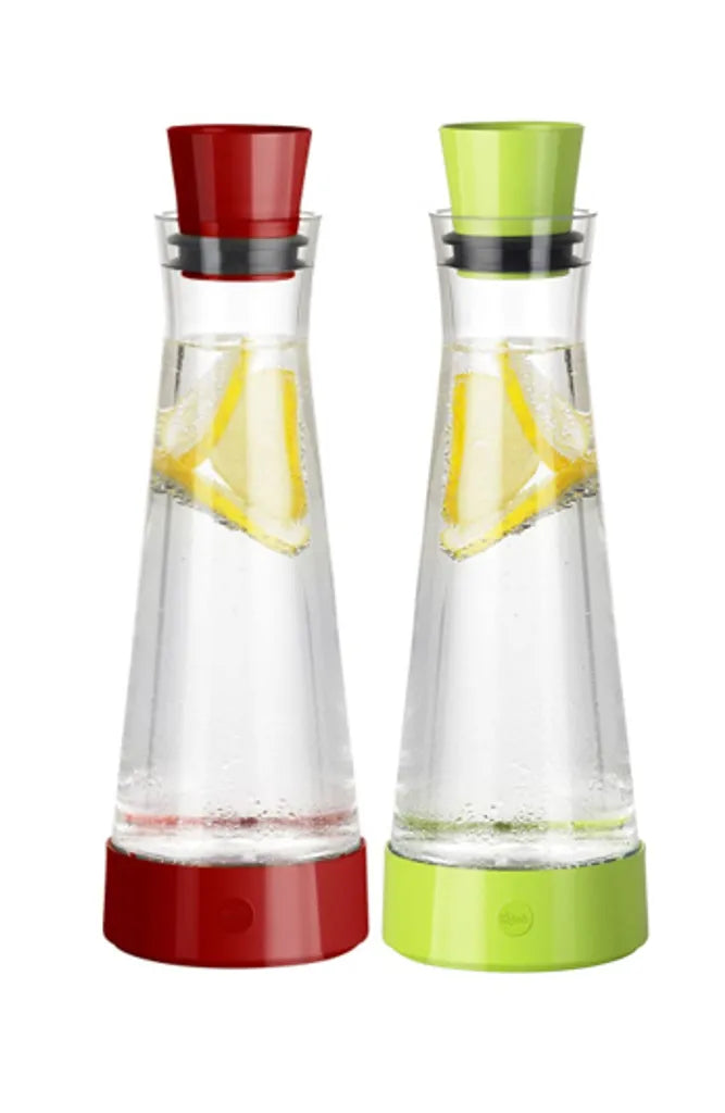  Emsa Kühlkaraffe FLOW Slim Friends 1,0 Liter Hellgrün
