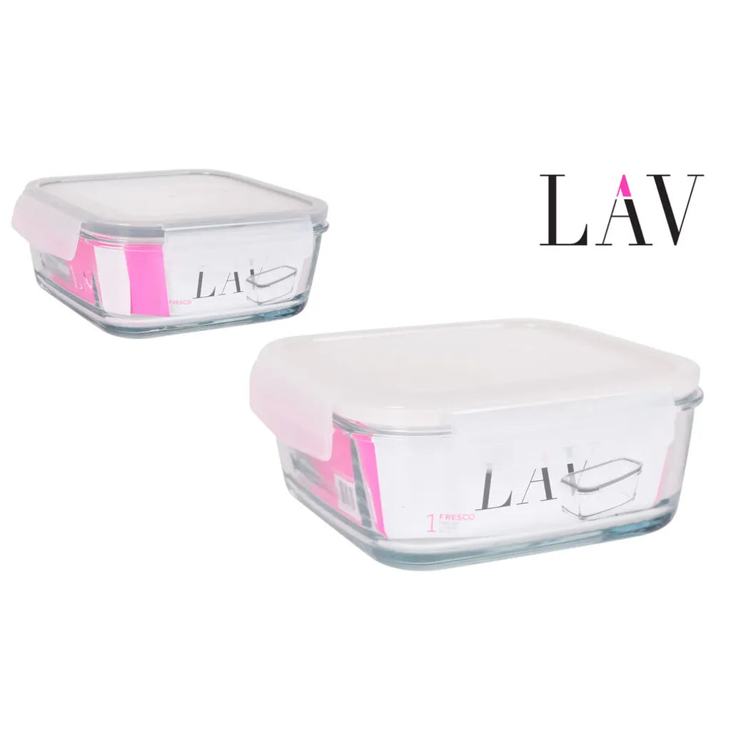  Viereckige Lunchbox Mit Deckel LAV Luftdicht (1,2 L)