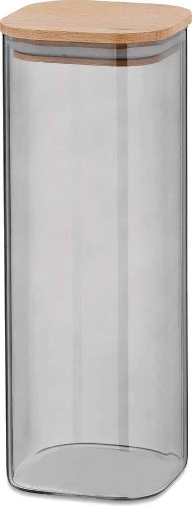  Kela Vorratsglas 2.1 Liter Glas Vorratsdose Nea Mit Buchenholzdeckel