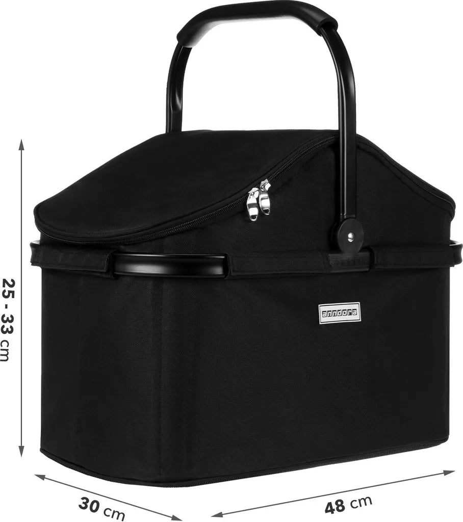  Kühlkorb 25 Liter Schwarz - Schwarz