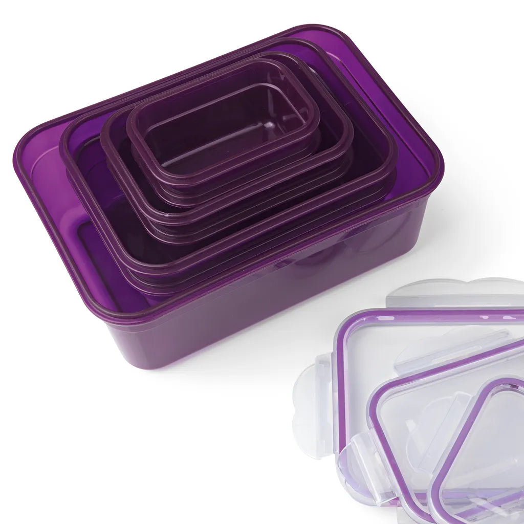  Maxxworld Frischhaltedosen Klick-it 14tl Plastik Brotdose Lunchbox Aufbewahrung Mikrowelle