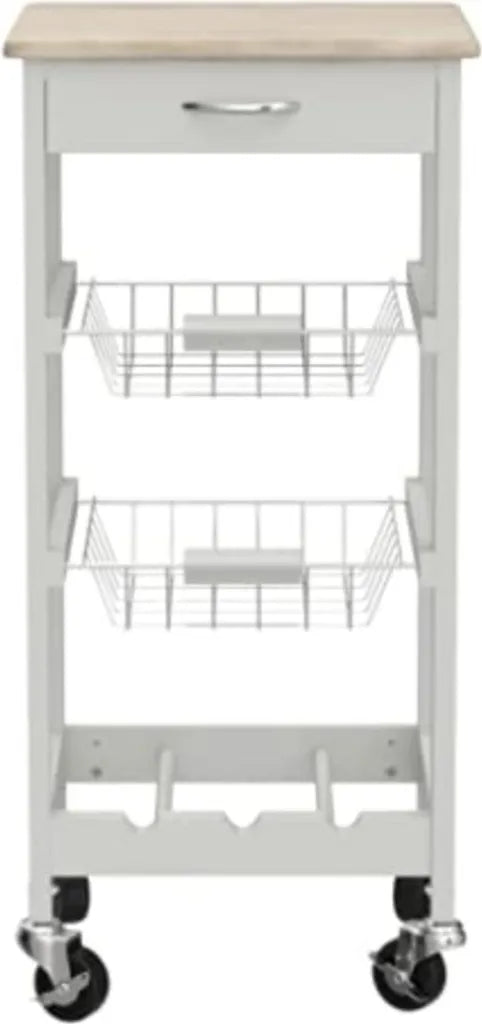  Kesper Küchenwagen Mit Schublade, Weiß, 2581413
