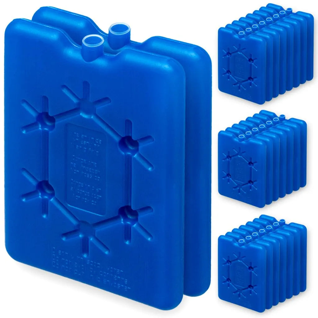  Deuba Kühlakku Set 12 Stunden Flach Je 200ml Für Kühltasche Kühlbox Outdoor Kühlelement Kühlpack Cool Pack Kühlakkus, Anzahl:24er Set