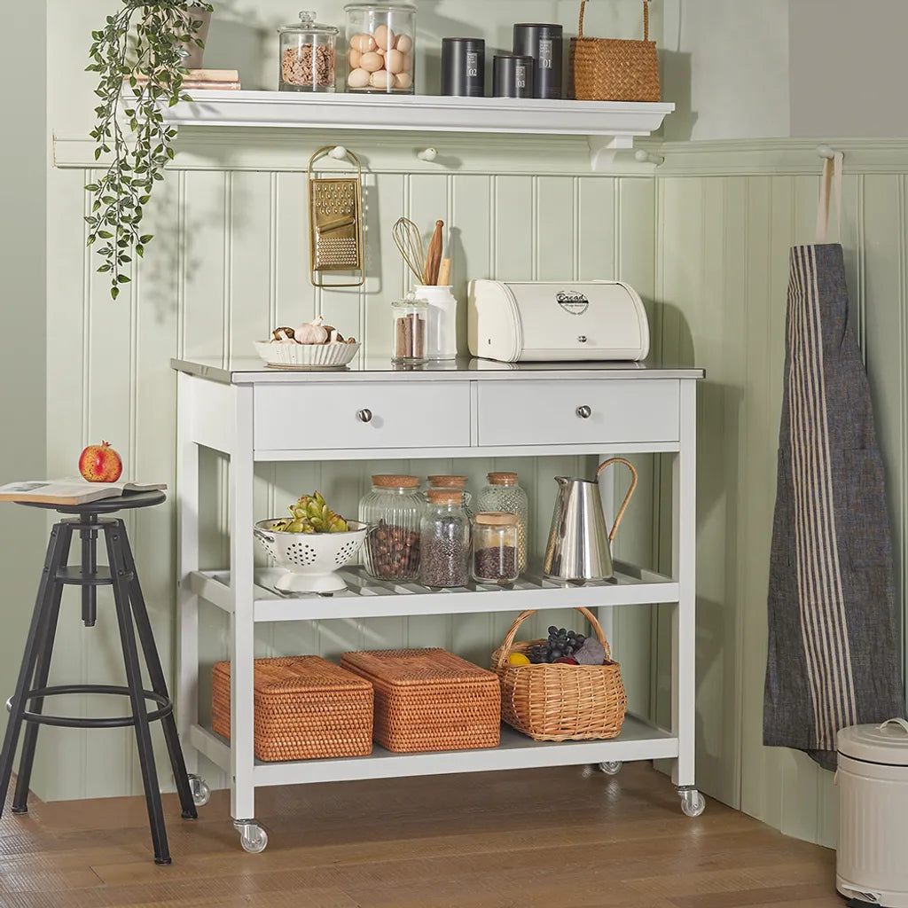  SoBuy® Küchenwagen Flurschrank Sideboard Beistelltisch Konsolentisch FKW47-W