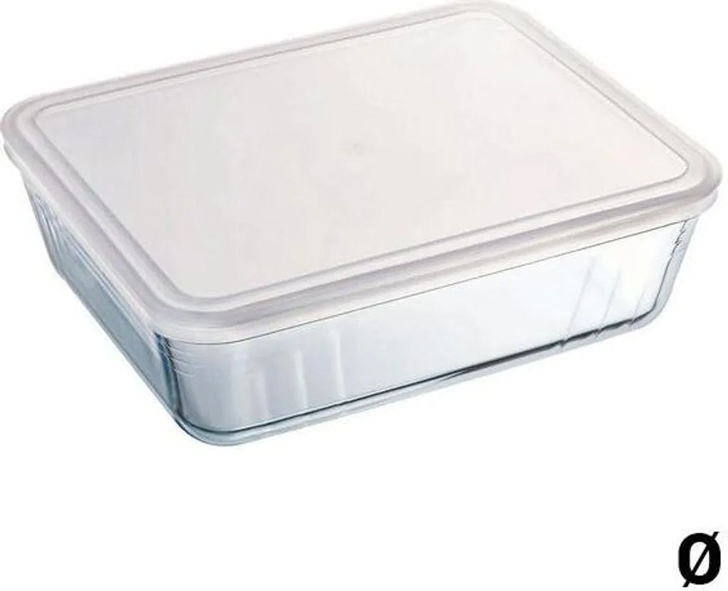  PYREX - 244P000 / 7043 - Rechteckschale Mit Deckel - 27 Cm * 22 Cm - Pyrex Cook & Freeze