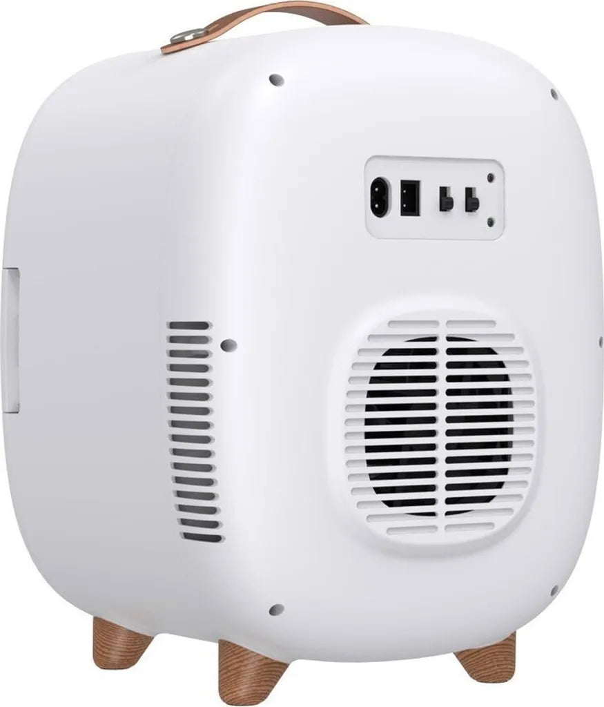  Baseus Mini Beauty Kühlschrank Für Kosmetik Reisekühlschrank Mit Heizung 8l 220V EU / 12V Weiß