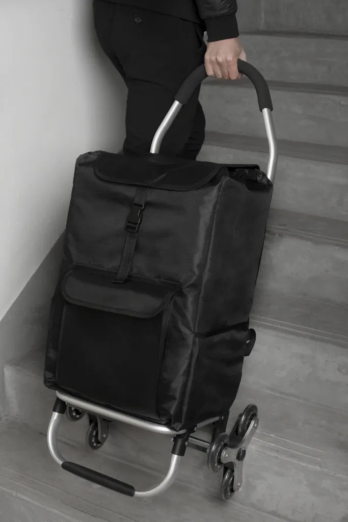  Einkaufstrolley Einkaufsroller Einkaufswagen Klappbar Tragetasche 3+3 Radsystem
