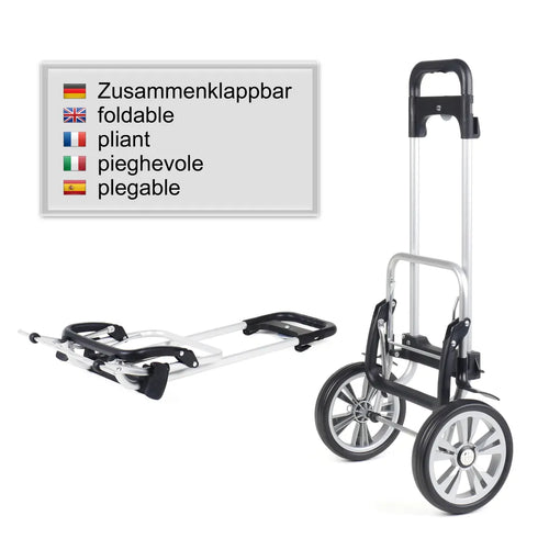  Andersen Shopper Alu Star Höhenverstellbar Mit Rad Ø 20cm Und 41 Liter Tasche Ole Schwarz