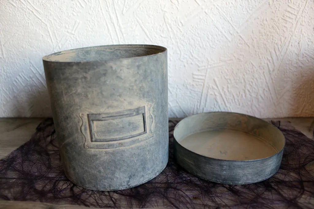  Zink Vorratsdose 12,5cm