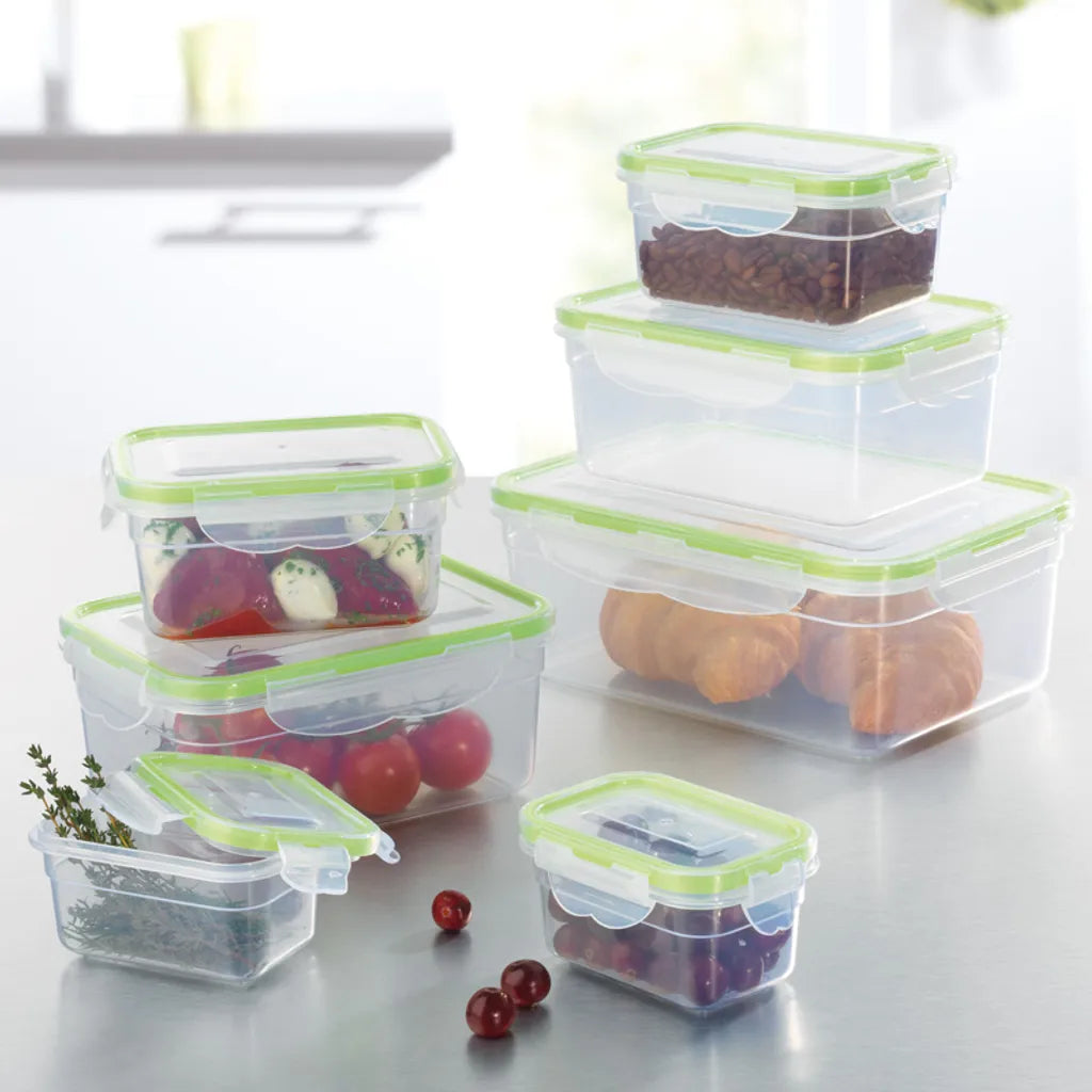  Frischhaltedosen Set Klick-It Gefrierdosen Lunchbox Brotdose Dose 14 Tlg. Klar