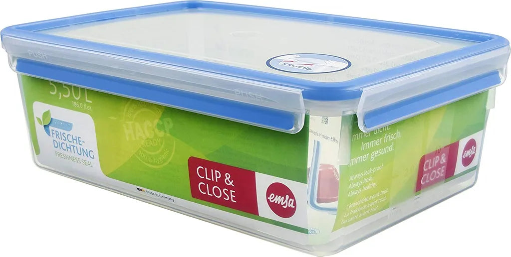 Emsa Frischhaltedose CLIP & CLOSE 5,50 Liter Transparent