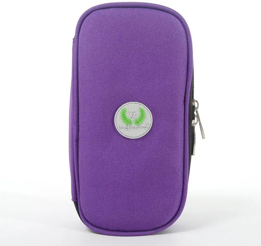  Insulin Kühltasche Reise Tasche - Medikamente Diabetiker Isoliert Tragbaren Kühler Tasche Für Insulin Pen Und Diabetes Kühltasche (Lila)