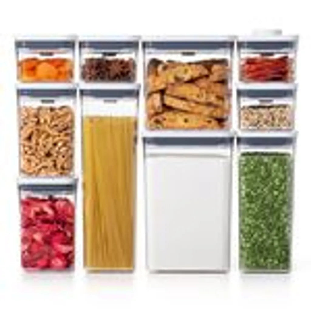 OXO Good Grips Mehrteiliges Pop-Container-Set, Kunststoff, Weiß
