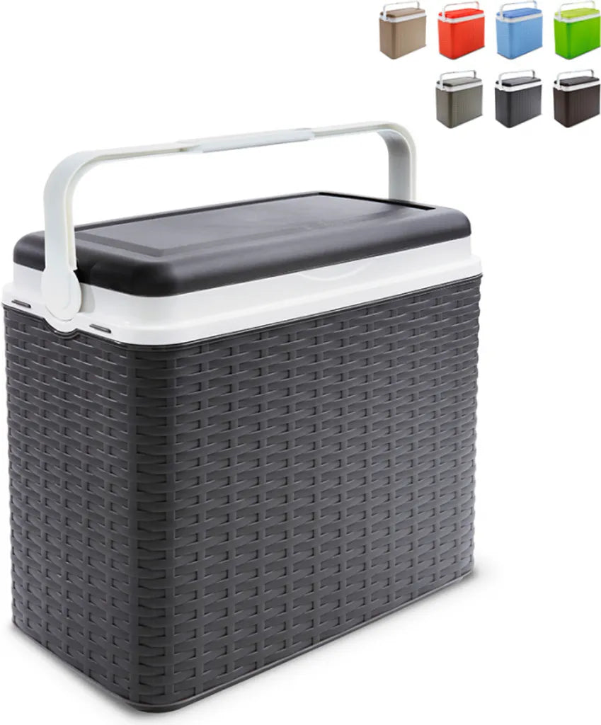  H-Line Kühlbox 24L Rattan Anthrazit 8951