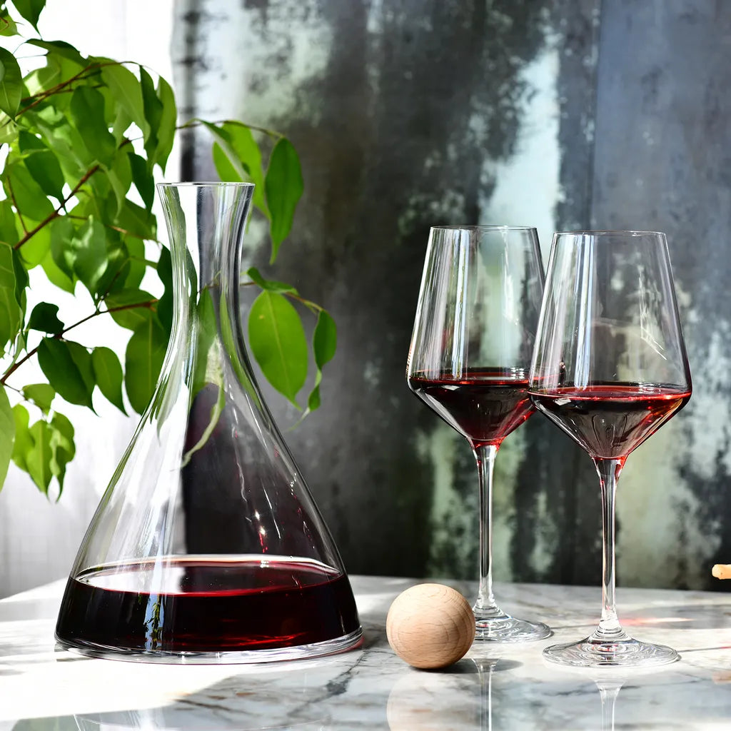  KROSNO Wine Connoisseur Wein Karaffe Rotwein Dekanter, 1000 Ml, Handgemacht