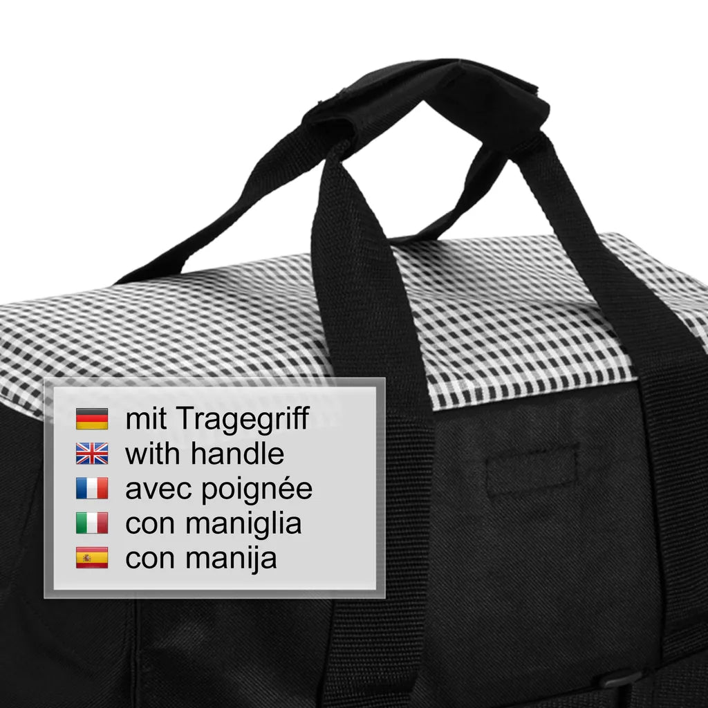  Andersen Shopper Quattro Klappbar Mit 4 Rädern Und 54 Liter Tasche Milla Schwarz