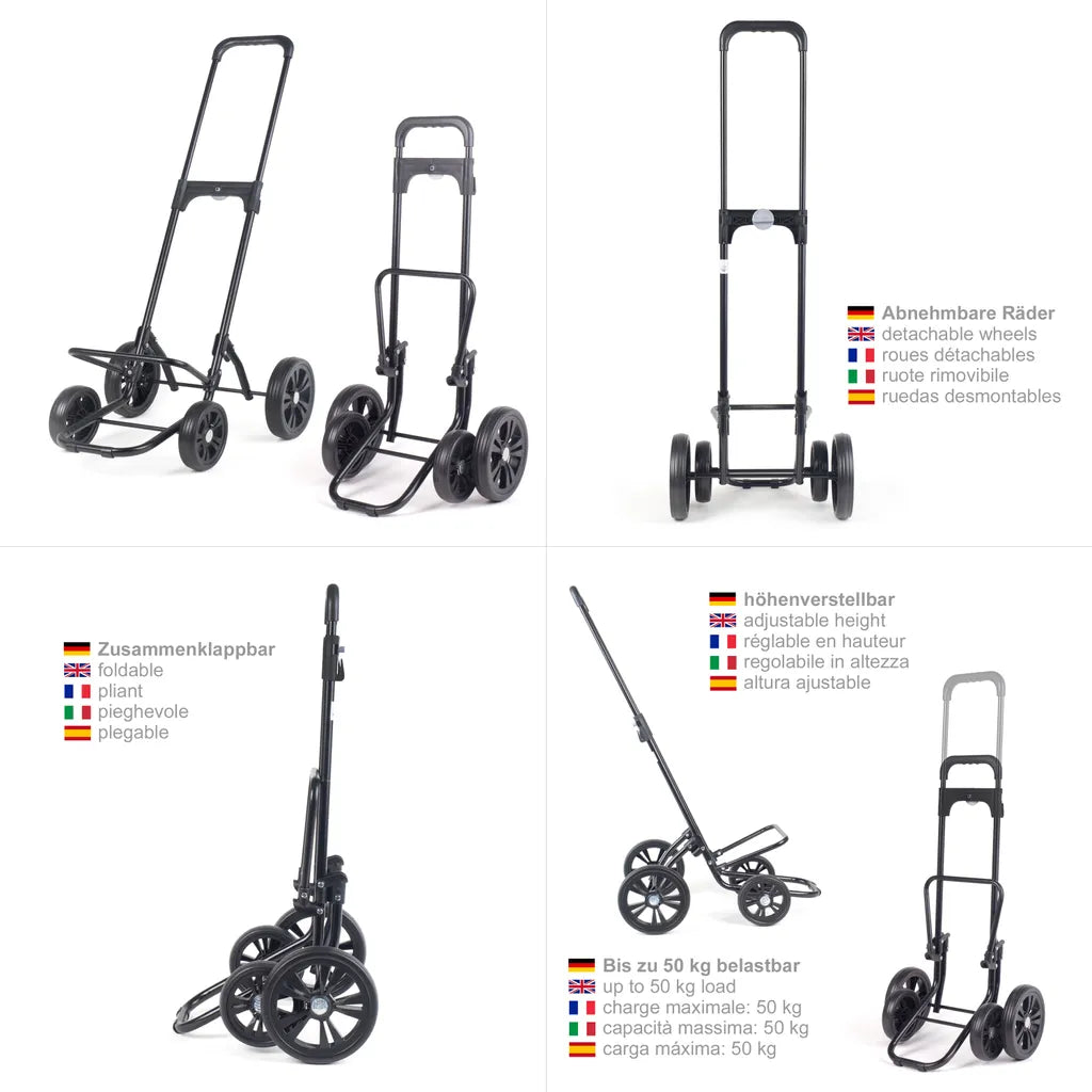 Original Andersen Gestell Quattro Shopper, Stahlgestell, Zusammenklappbar