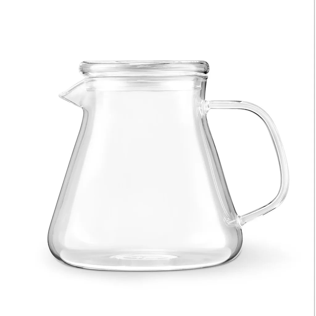  Tchibo Glaskaraffe, Borosilikatglas, Deckel, Hitzebeständig, 600ml
